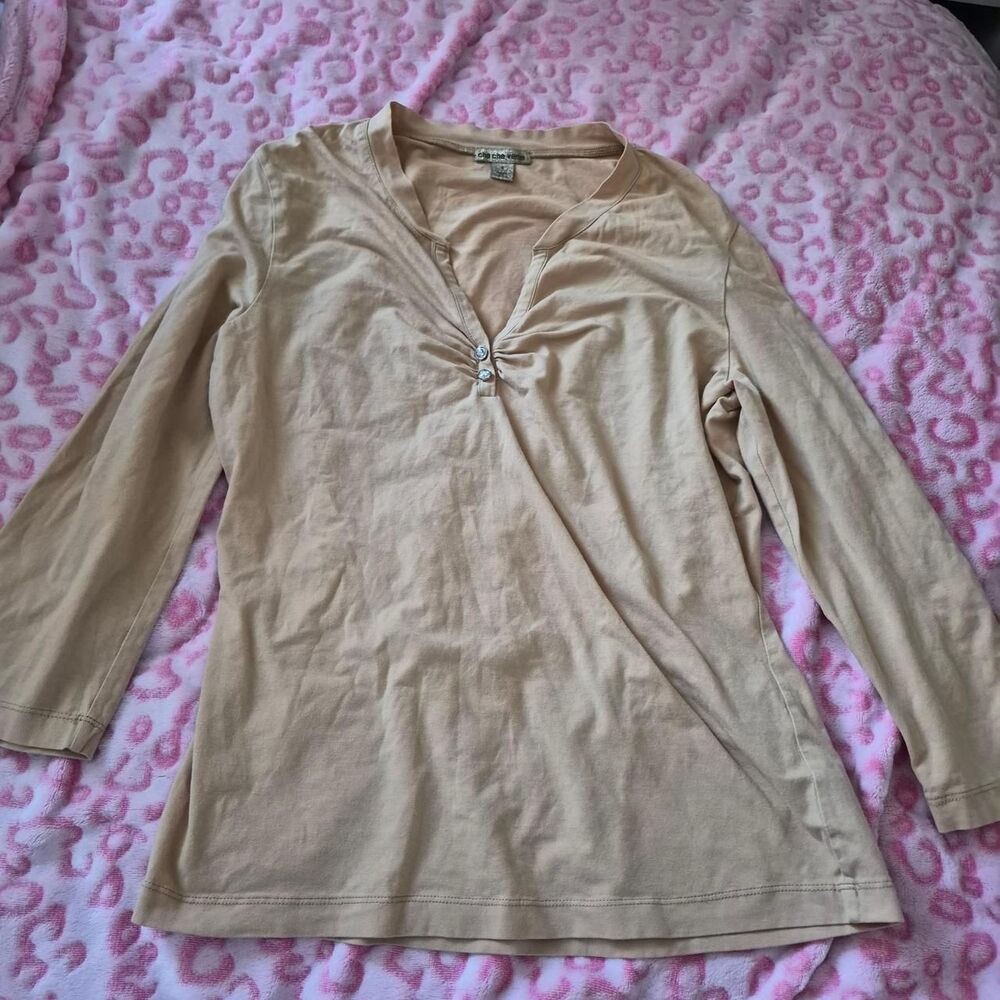 Cha-cha-vente Women's Tan Shirt